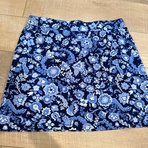 CROFT & BARROW WOMENS BLUE SKORT MEDIUM - Picture 1 of 9